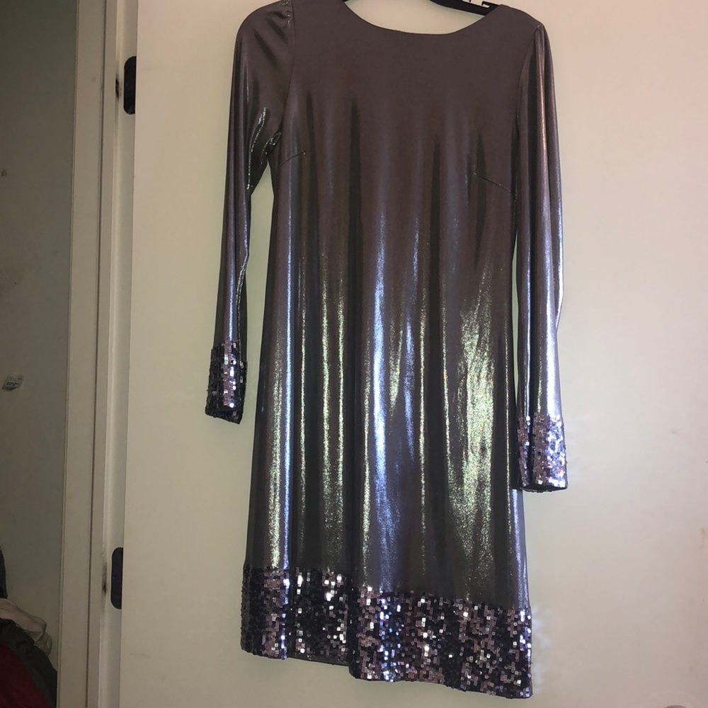Elegant silver dress